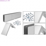 [ANGELA]4 Pcs Aluminum Gutter Valley for Splash Guards Rain Diverters for Gutter Corners