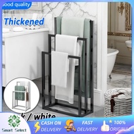 Nordic Towel Rack Bathroom Storage Rack Standing Towel Shelf Iron Storage Rack Balcony Towel Rack