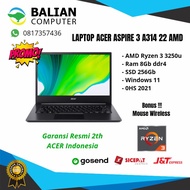 acer aspire 3 a314 22 ryzen 3250u + Ram 8Gb + SSD 512GB