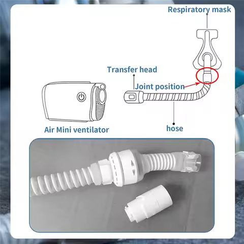 AS60-22Mm Mask Diameter CPAP Hose Adapter 2PCS For Resmed Airmini Tubing Travel Adapter Connect