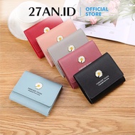 Women's Folding Wallet Q27 Daisy Flower Motif Mini Women's Wallet Fashion Import Trendy
