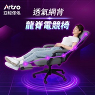 Artso 亞梭 ES龍脊電競椅(自行組裝/電腦椅/人體工學椅/辦公椅/椅子)/ 黑色