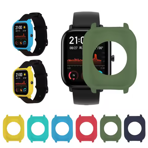 Silicone Cover For Amazfit GTS Smart Watch Protection Case TPU Soft Shell For Xiaomi Huami Amazfit G