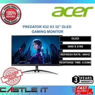 Acer Predator X32 X3 32" Gaming Monitor OLED 4K 240Hz FHD 480Hz 0.03ms 450nits HDMI DP Type-C