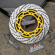 Front Disc Floating Ring ADV 150 ABS/CBS ADV 160 ABS/CBS 260MM Black Diamond Blade