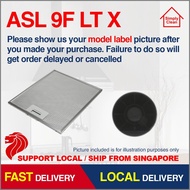 Ariston ASL 9F LT X ASL9FLTX Compatible Cooker Hood Grease & Charcoal Filter