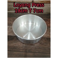 Round Press Pan 18cm H 7 CM