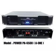 เพาเวอร์แอมป์ กลางแจ้ง 6500W PMPO เครื่องขยายเสียง A-ONE Professional poweramplifier รุ่น PA-6500 ne