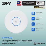 Ubiquiti U7-Pro-XG WiFi 7 Access Point 6GHz Tri-Band 2.5GbE High Capacity 300+ Clients