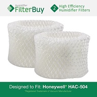 2 - Honeywell HAC-504 Humidifier Filters. Designed by FilterBuy to fit Honeywell HCM-600 HCM-710..