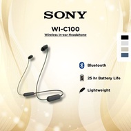 SONY WI-C100 Wireless In-ear Headphone | 25 Hours | Bluetooth | C100