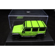 Greenlight 1 43 Jeep Wrangler, Greenlight Jeep Wrangler.One Is Fluorescent Green, With Top Rack, One