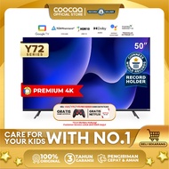 [Google TV]COOCAA 50 inch Smart TV - 4K - UHD - Netflix/Youtube - Google Assistant - Dolby Audio - L