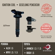 IGNITION PLUG COIL - PERODUA MYVI 1.3,1.5/ALZA 1.5 - TOYOTA AVANZA 1.3,1.5/RUSH1.5