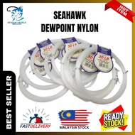 Seahawk Dewpoint Nylon Leader 6-80lbs 40yds Fishing Tali Tangsi Pancing Jigging Casting Kolam Umpan 