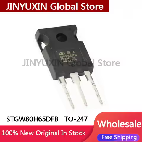 5PCS NEW STGW80H65DFB GW80H65DFB GW80H65 TO-247 120A 650V Electric welding machine IGBT power pipe e