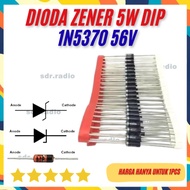 1N5370B 1n 5370b IN5370B 1N5370 B Zener 56.0 v 56V 5.0W 56volt 5watt