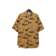 Back to Green- 動物圖襯衫 卡其色 Columbia 禽鳥 vintage shirt