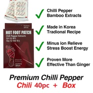 Hot Foot Patch PAPPER Chili Extracts Detox Foot Patch Originik Tapak Kaki Detox Foot Pad Detox Koyok