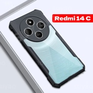 For Redmi 14C 14 C 13C 12C 5G 2024 Phone Case Transparent Clear Casing Armor Acrylic Redmi14C Redmi1