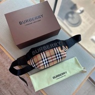 戰馬胸包 韓版休閒包包 男女通用款胸包 BURBERRY包包 經典格紋牛津布腰包 旅行腰包 運動胸包 單肩包 側背包 斜背包 男包女包 女生包包 男生胸包