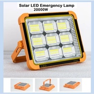 Portable 9 Grids LED Solar Charging Light Emergency Power Supply Lampu Solar