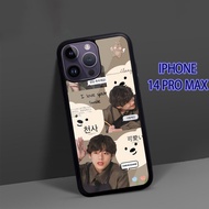 HP [KS02]Glossy Case iphone 14 | iphone 14 PRO | 14 PLUSiphone | iphone 14 Pro Max | Casing TAEHYUNG