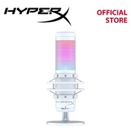 HyperX QuadCast S RGB USB Condenser Microphone รองรับ PC PS4 (White) (519P0AA)