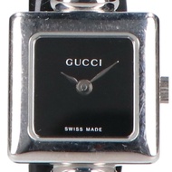 GUCCI 1900L Wearface 石英手鐲腕錶，銀色，女士