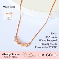 Kalung EMAS ASLI Kadar 375 / 8K