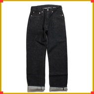 Sugar Cane 1947 SC42460 Black 14.25oz Denim Jeans – Regular Straight (Raw / One-Wash)
