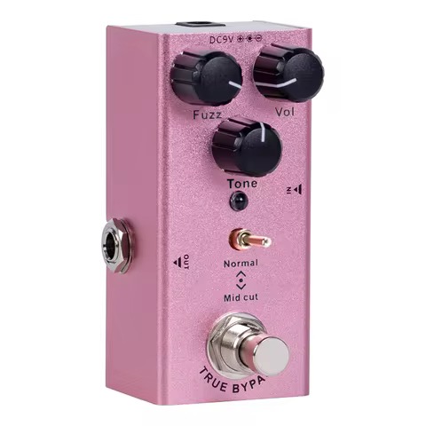 Electric Guitar Effect Pedals DC 9V Mini Single Type True Bypass With Control Knobs Overdrive Distor