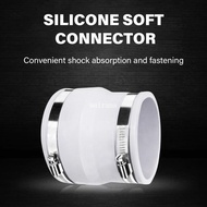 【MT】 Duct Reducer Air Duct Adapter Duct Fan Dryer Vent Adapter Round to Oval Duct Connector with Ste