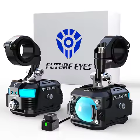 Future Eyes F150 PRO - LED Motorcycle Fog Lights, waterproof Auxiliary Driving lights, plus rear amb