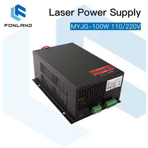 Fonland 100W CO2 Laser Power Supply Replacement for RECI CO2 Laser Tube Engraving Cutting Machine MY