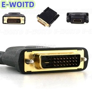หัวแปลงสัญญาณจอ DVI HDM อะแดปเตอร์ DVI 24 + 1 to HDM Converter Male to Female 1080 P HDTV