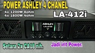 Power Amplifier ASHLEY LA412i/LA 412i/ LA412I 4Channel (Original)