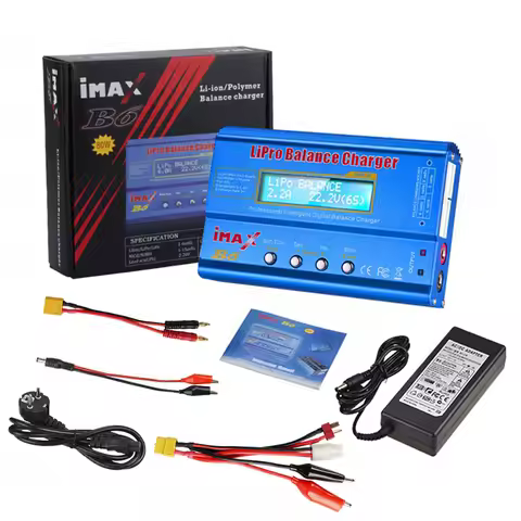 HTRC iMAX B6 80W RC Charger for Lipo NiMh Li-ion Ni-Cd Battery Charger RC B6 Charger Lipro Discharge