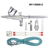 Nasedal Dual-action Airbrush Paint Sprayer Makeup 0.3mm/0.5mm 7cc Air Brush Painting Set Face Tattoo