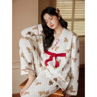 Jiayingai Air Cotton Confinement Clothes Spring Autumn Pure Cotton Postpartum Nursing Home Clothes P