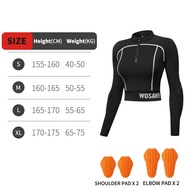 WOSAWE | WOSAWE Women Motorcycle Jacket Breathable Summer Outdoor Racing Clothing Downhill Motorbike