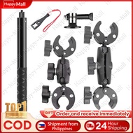 Insta-360 X2 X3 Motorcycle Bicycle Panoramic Selfie Stick Monopod Mount Handlebar Bracket Accessory 