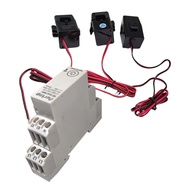 Professional 3 Phase Wifi Smart Energy Meter With Current Transformer Clamp Voltmeter Ammeter Voltme