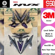 High Quality AAA Premium Sticker Stripe Yamaha Assembly NVX V1 Aerox-155 Energy Induction (27) Cover Set Body Set Covers