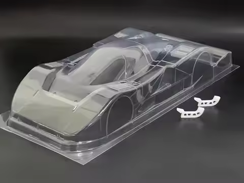 TC017 1/10 Mazda 787B RC Body shell (clear) with Decal sheet