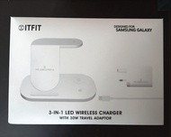 ITFIT 三合一LED無線充電板➕️30W旅行充電器