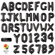 107cm American Version Balloon Scene Decoration Imitation Beauty Slimming Aluminum Foil Black Number