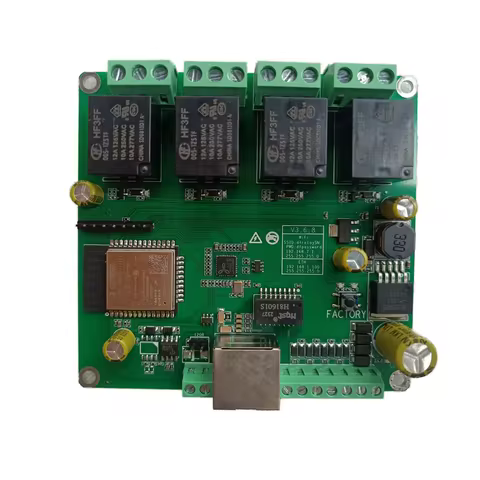 Ethernet Relay Board Network MQTT Home Assistant Domoticz Modbus WiFi RS485 CAN Module HTTP Web TCP 