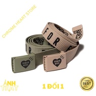 Fashionable unisex HumanMade fabric belt with metal buckle - Chrome Heart Store