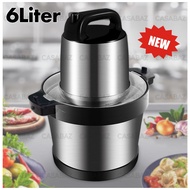 Clearance STAINLESS STEEL HEAVY DUTY MIXER &amp; BLENDER 6L /5L Meat Grinder Chopper Food Processor Mesin Pengisar Daging